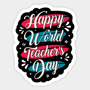 Thankful Teacher Retro Groovy Fall Women Men Sticker